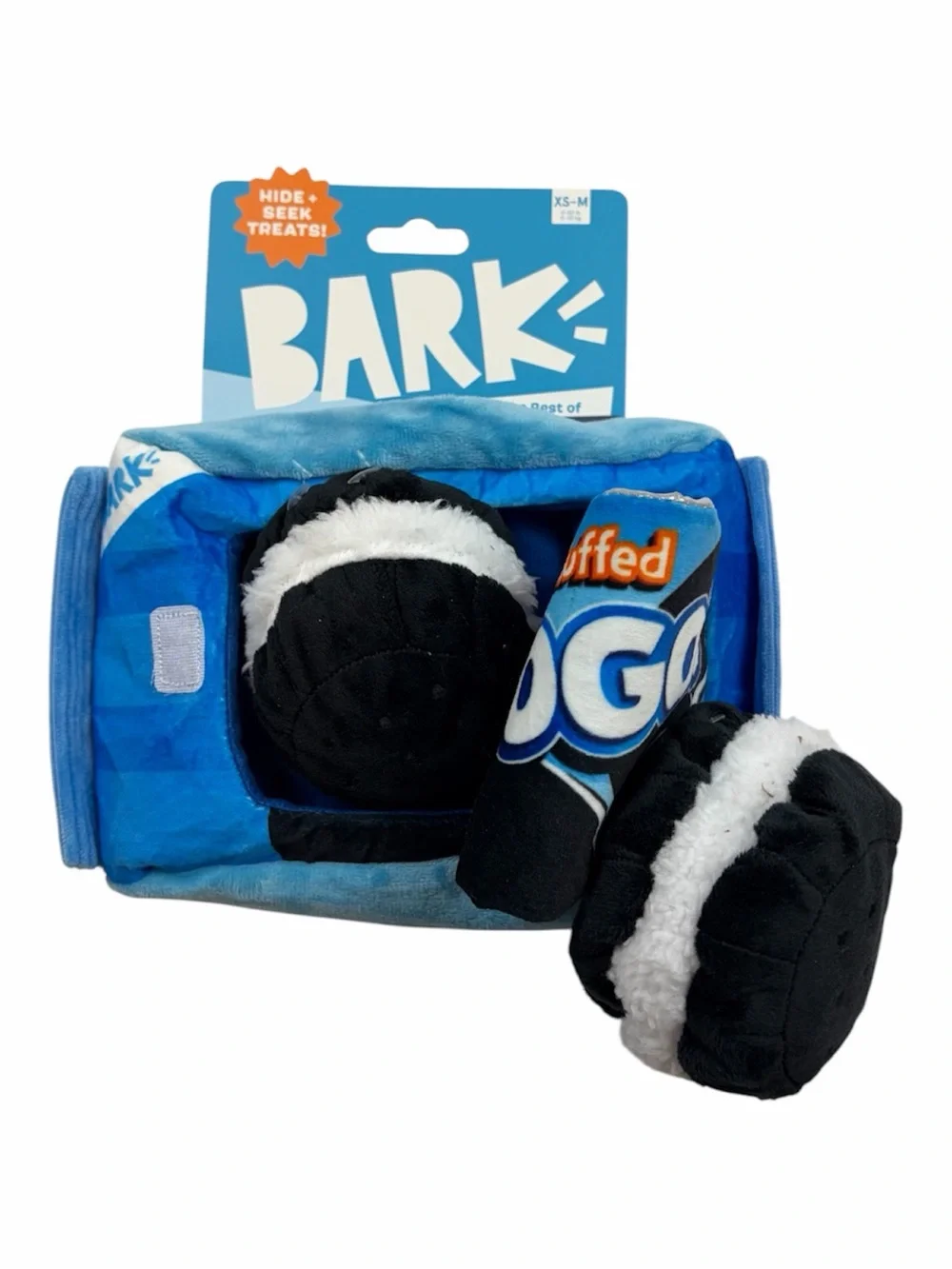 NWT | BarkBox Dogo Dunkers Triple Fluffed Plush Dog Toy